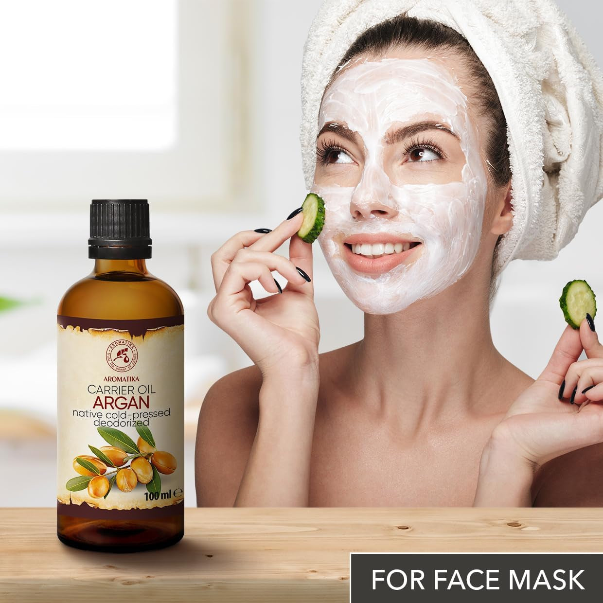 Argan Aceite 100Ml - Argania Spinosa Kernel - Marruecos - 100% Puro Y Natural - Cuidado Para Сabello - Pelo - Piel - Rostro - Cuerpo - Argan Oil 100Ml