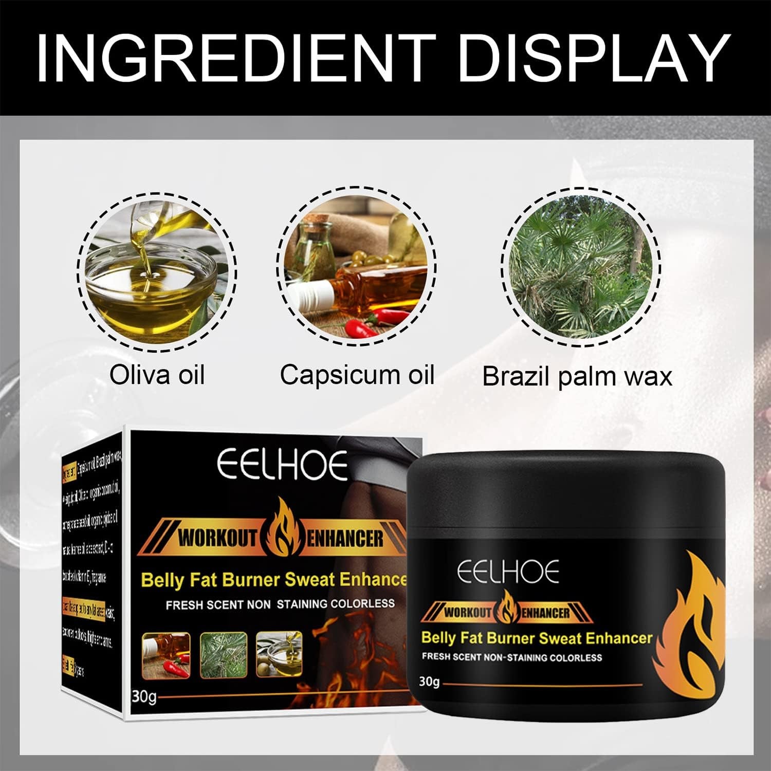 Abdominal Muscle Cream, Crema Anticelulítica, Crema Adelgazante, Crema Reafirmante Para Los Músculos, Crema Para Adelgazar Abdominal, Para Adelgazar Y Mejorar El Entrenamiento