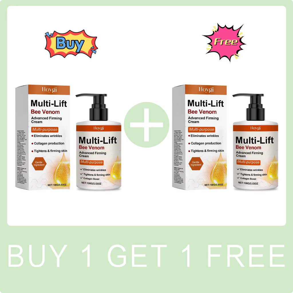 Bee Venom Cream for Body Multi Lifting Reduce Sagging Skin anti Wrinkle Shaping S Curved Fat Firming Buttock Body Massage Lotion