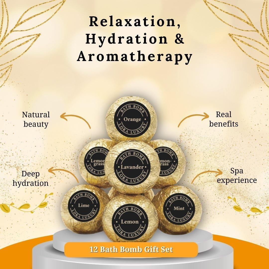 Bombas De Baño Con Aceite Esencial Puro De Karité Y Coco