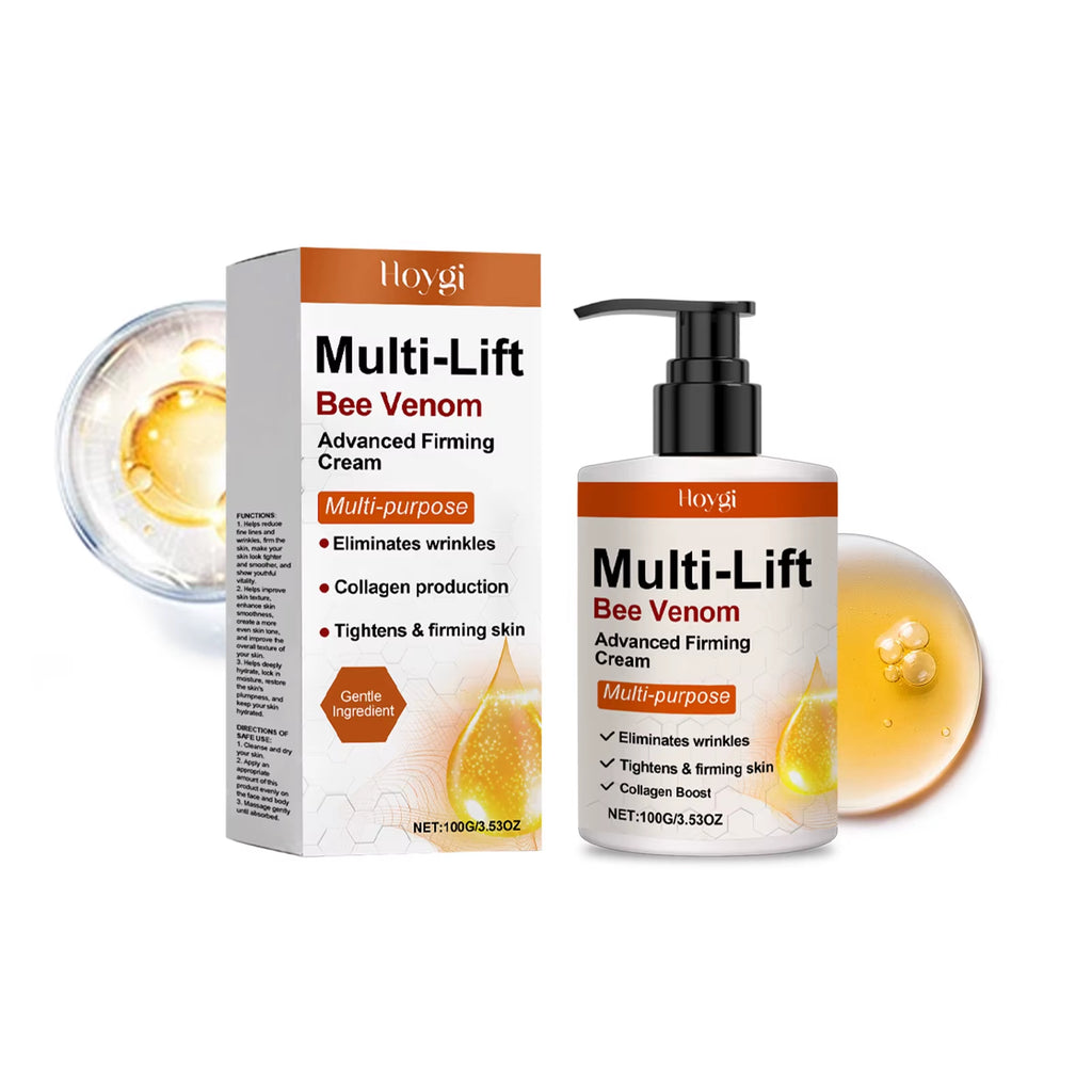 Bee Venom Cream for Body Multi Lifting Reduce Sagging Skin anti Wrinkle Shaping S Curved Fat Firming Buttock Body Massage Lotion