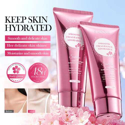 1PC Sakura Brightens Provides Korean the Skin Complexion Moisturizing Body Lotion Moisturizes Cream Body Care Skin 100Ml