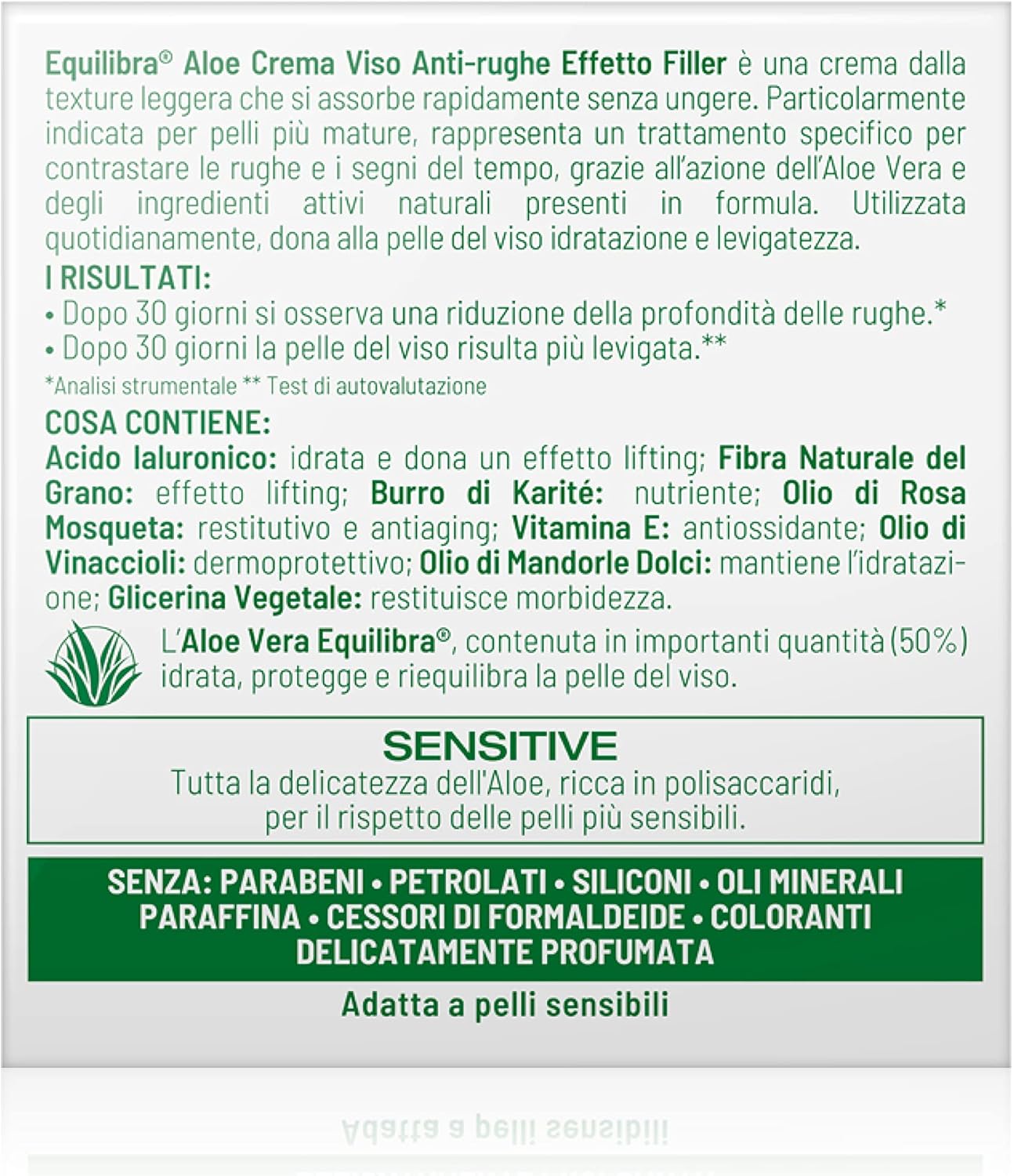 Crema Facial Antiarrugas a Base De Aloe Vera Y Aloe 3+ 