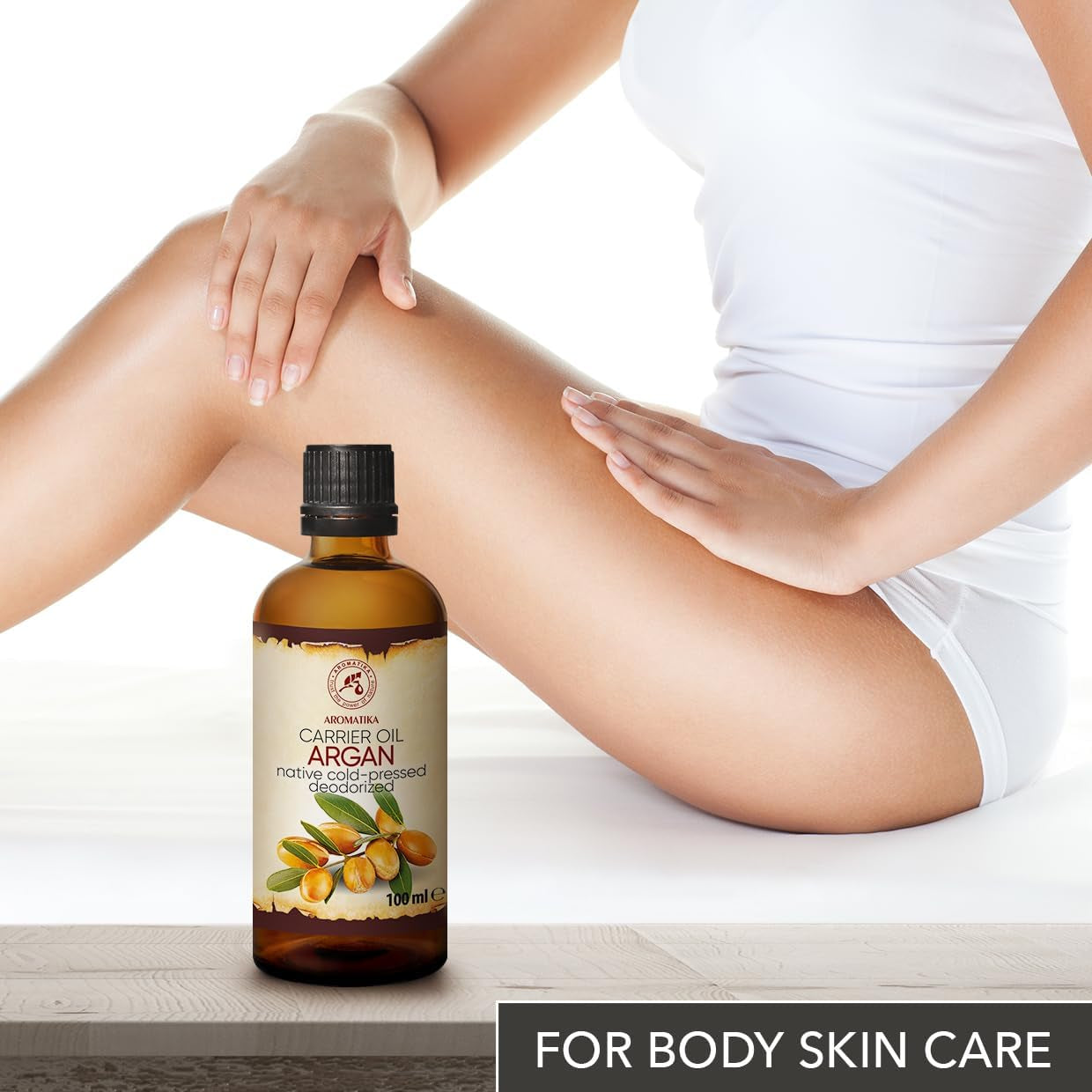 Argan Aceite 100Ml - Argania Spinosa Kernel - Marruecos - 100% Puro Y Natural - Cuidado Para Сabello - Pelo - Piel - Rostro - Cuerpo - Argan Oil 100Ml