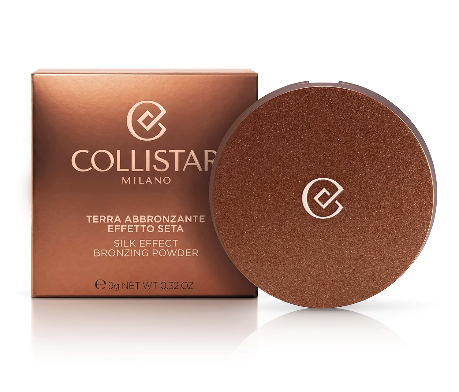 Collistar Polvos Bronceadores Efecto Seda N.07 Bali Glow, Bronceado Natural, Acabado Glow, Hidratante, Oil Free, Larga Duración, Protección Anticontaminación Y Anti-Digital Ageing, 10 G