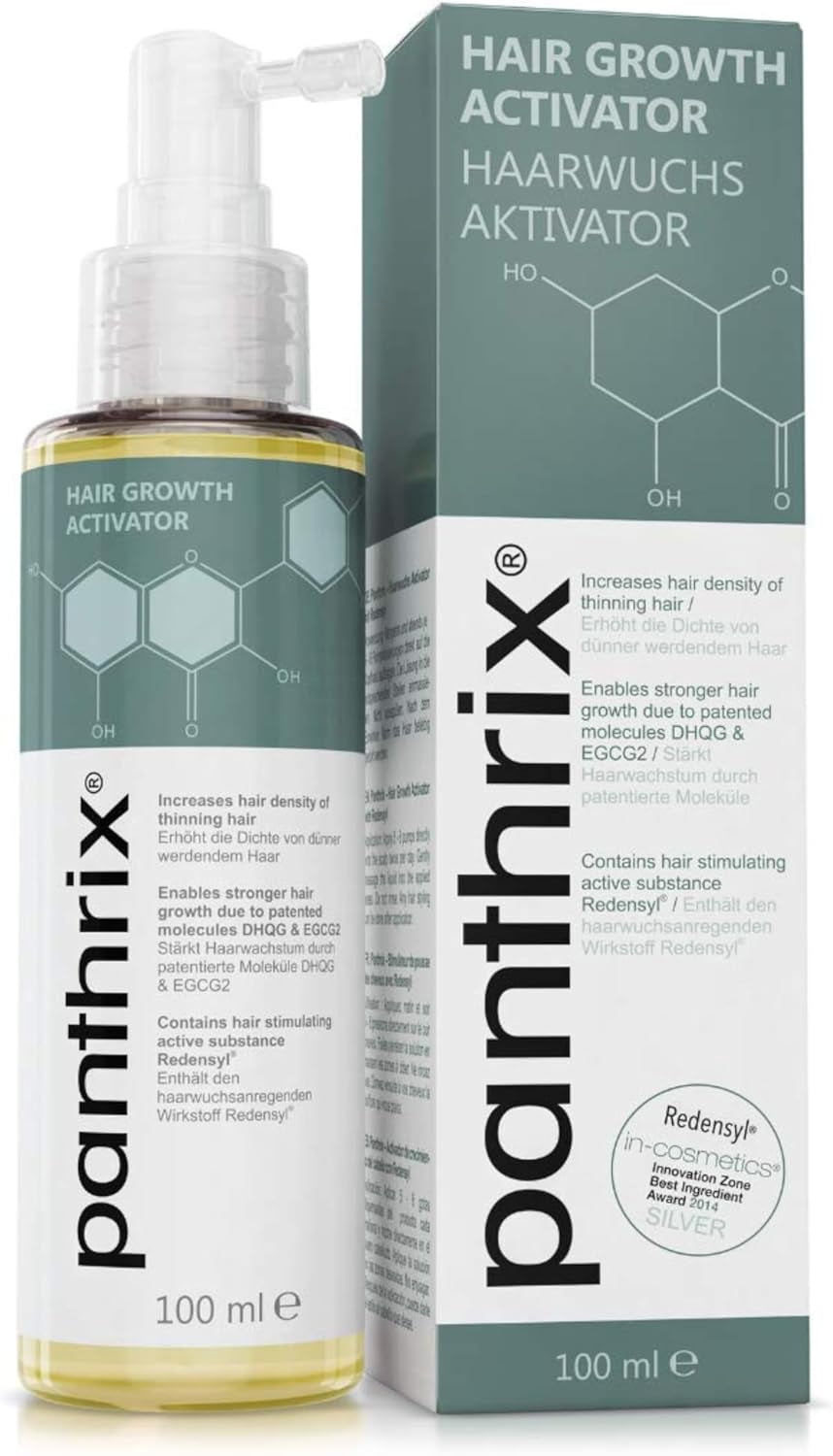 Panthrix - Activador Del Crecimiento Del Cabello - Ingrediente Activo - 100 Ml De Spray Alta Dosis - Tónico Para El Crecimiento Rápido Del Pelo - Para Hombres Y Mujeres