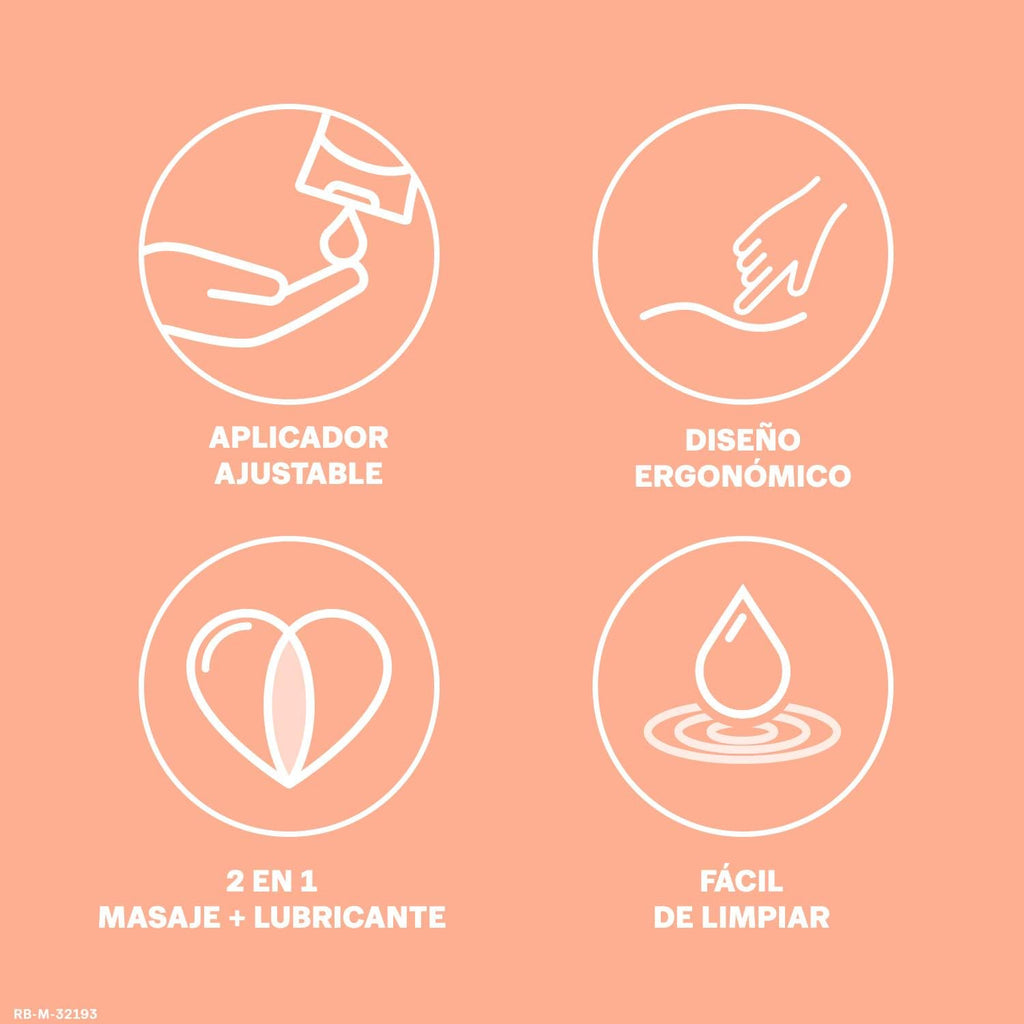 Durex Pack Gel Lubricante Massage Sensual 200Ml + Gel Intense Orgasmic 10 Ml, Pack Ahorro