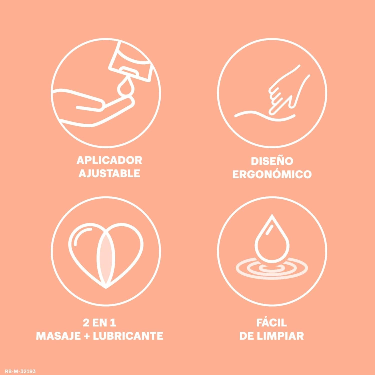 Durex Pack Gel Lubricante Massage Sensual 200Ml + Gel Intense Orgasmic 10 Ml, Pack Ahorro