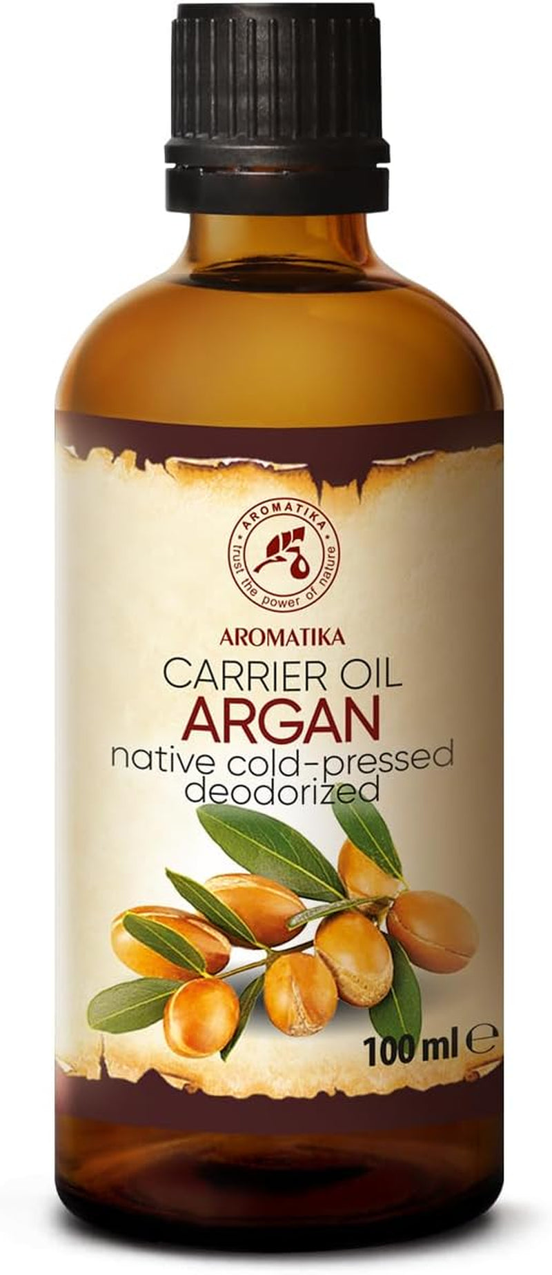 Argan Aceite 100Ml - Argania Spinosa Kernel - Marruecos - 100% Puro Y Natural - Cuidado Para Сabello - Pelo - Piel - Rostro - Cuerpo - Argan Oil 100Ml