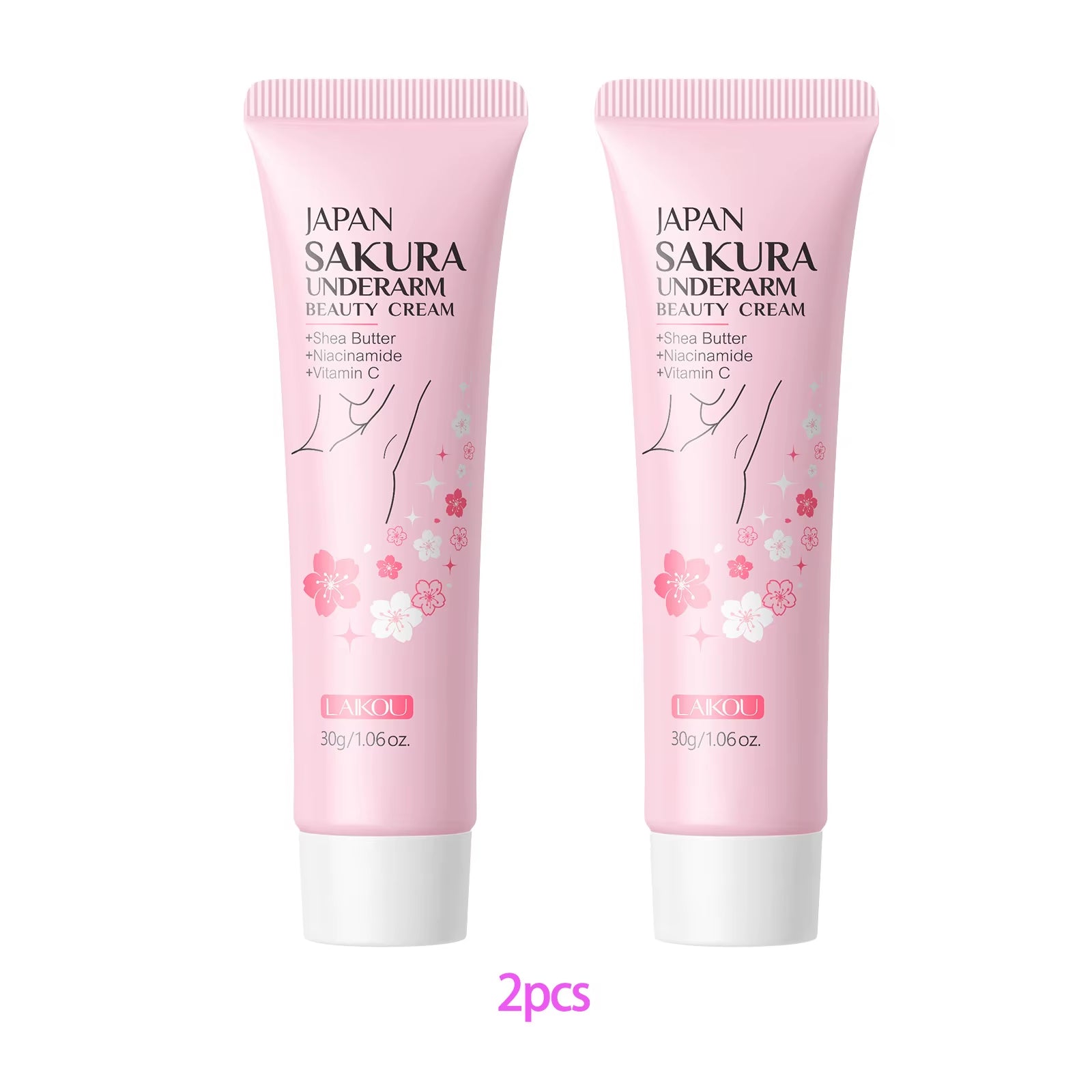 Sakura Underarm Cream Knee Buttocks Dark Skin Improve Melanin Pigmentation Body Care Korean Skin Care Product 30G